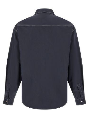 Fendi Blue Cotton Men's Blouse - Fendi - Modalova