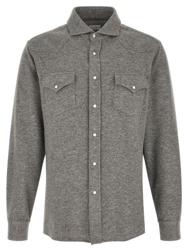 Cashmere Men's Blouse - Brunello Cucinelli - Modalova