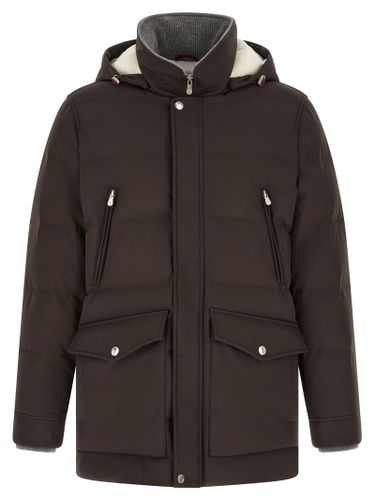 Polyamide Men's Parka - Brunello Cucinelli - Modalova