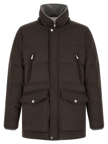Polyamide Men's Parka - Brunello Cucinelli - Modalova