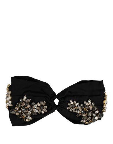Silk Crystal Embellishment One Size Women's Headband - Dolce & Gabbana - Modalova