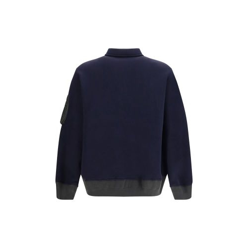 Sacai Blue Cotton Polo Men's Shirt - Sacai - Modalova