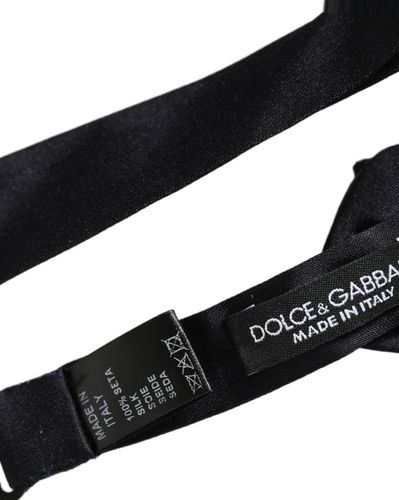 Men 100% Silk Adjustable Neck Papillon Bow Men's Tie - Dolce & Gabbana - Modalova