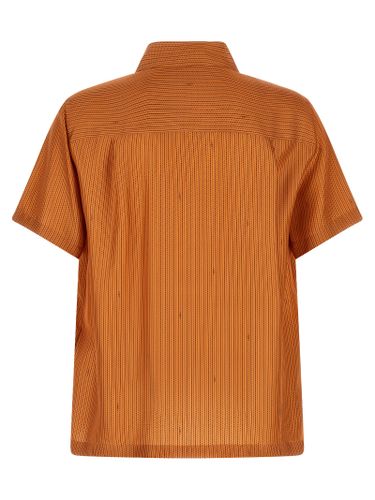 Fendi Orange Silk Men's Blouse - Fendi - Modalova