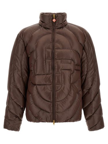Polyamide Full-Length Men's Jacket - Casablanca - Modalova