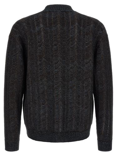 Missoni Blue Viscose Men's Cardigan - Missoni - Modalova