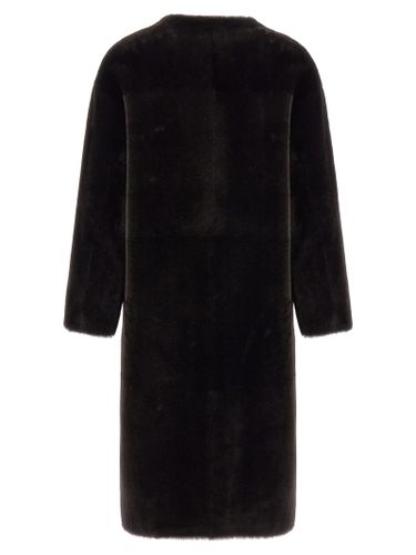 BLANCHA Brown Lamb Fur Women's Coat - BLANCHA - Modalova