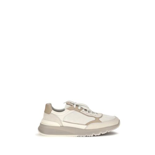 Calf Leather Bos Taurus Low Top Men's Sneakers - Brunello Cucinelli - Modalova