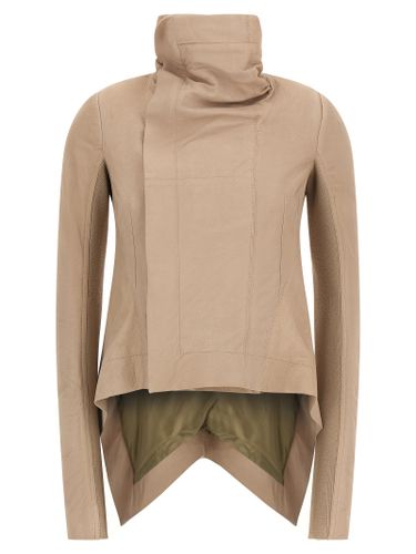 Lamb Leather Leather Women's Jacket - Rick Owens - Modalova