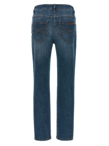 Cotton Straight-Leg Women's Jeans - Brunello Cucinelli - Modalova