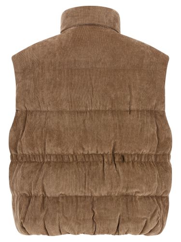 Viscose Sleeveless Women's Jacket - Brunello Cucinelli - Modalova