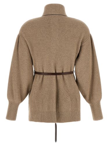 Virgin Wool Women's Cardigan - Brunello Cucinelli - Modalova