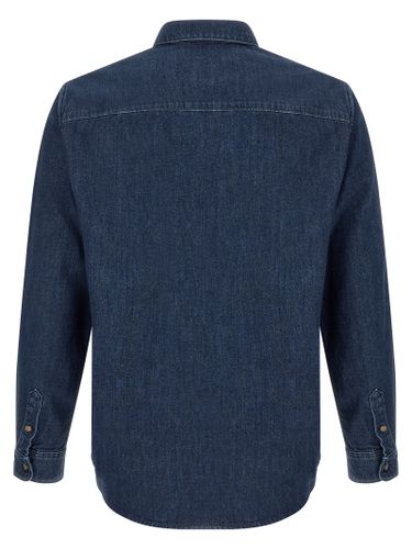 A.P.C. Blue Cotton Men's Blouse - A.P.C. - Modalova