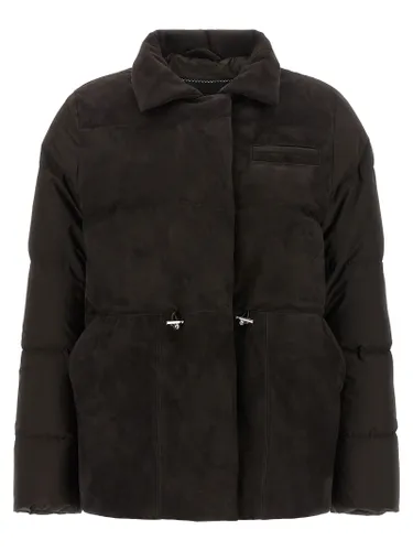 Polyamide Full-Length Women's Jacket - Kiton - Modalova
