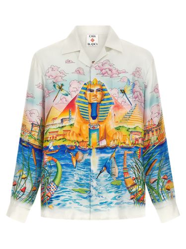 Silk Men's Blouse - Casablanca - Modalova