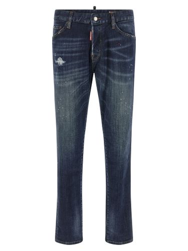 Cotton Straight-Leg Men's Jeans - Dsquared² - Modalova
