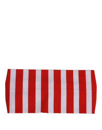 Red White Stripes Nylon Head Wrap One Size Women's Headband - Dolce & Gabbana - Modalova