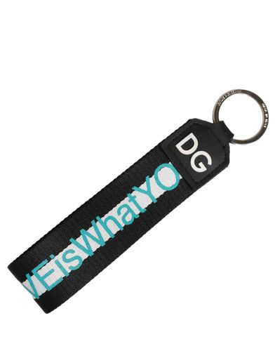 Logo Polyester Brass Holder Keychain Women's Keyring (Pre-Owned) - Dolce & Gabbana - Modalova