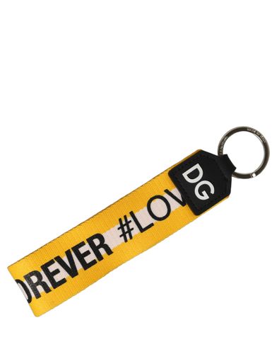 Logo Polyester Brass Holder Keychain Women's Keyring (Pre-Owned) - Dolce & Gabbana - Modalova