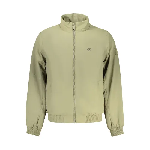 Verde Poliammide Men's Men's Jacket - Calvin Klein - Modalova