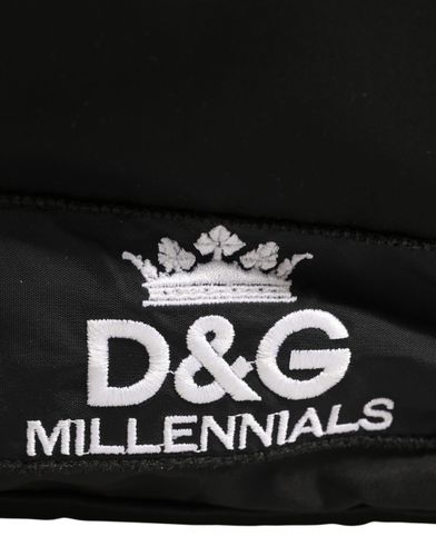 Men #DG LOVE Logo Patches Nylon Backpack Men's Bag (Pre-Owned) - Dolce & Gabbana - Modalova