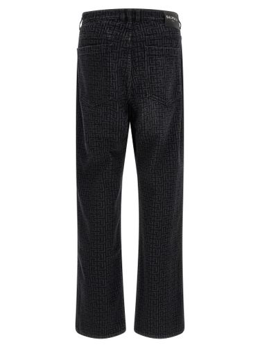 Cotton Straight-Leg Men's Jeans - Balmain - Modalova