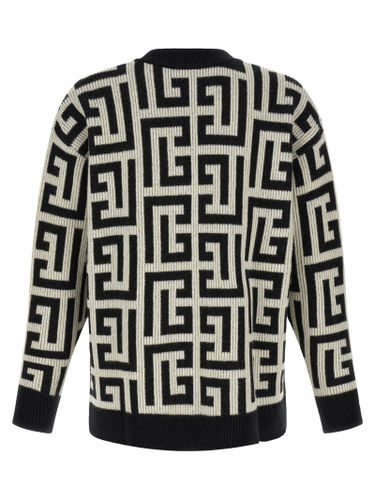 Merino Wool Men's Cardigan - Balmain - Modalova