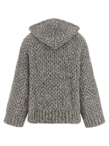 Peserico Gray Wool Women's Cardigan - Peserico - Modalova