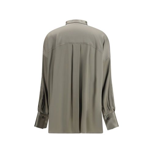 Silk Women's Shirt - Brunello Cucinelli - Modalova