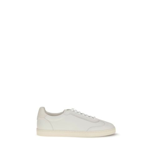 Calf Leather Bos Taurus Low Top Men's Sneakers - Brunello Cucinelli - Modalova