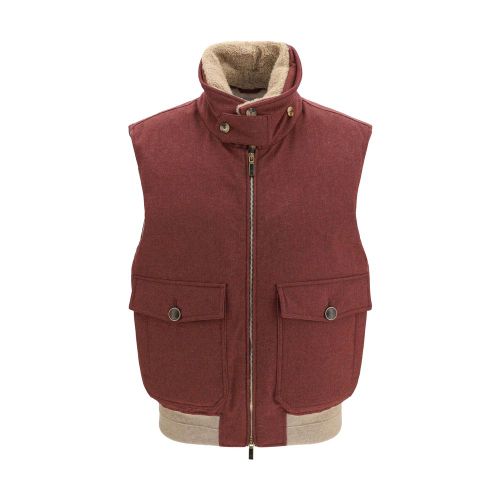 Wool Oves Aries Sleeveless Men's Jacket - Brunello Cucinelli - Modalova