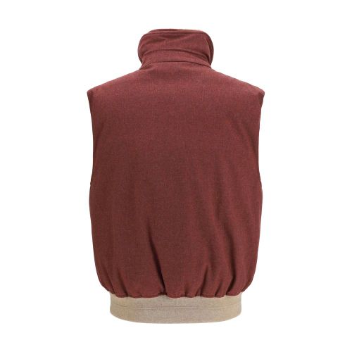Wool Oves Aries Sleeveless Men's Jacket - Brunello Cucinelli - Modalova