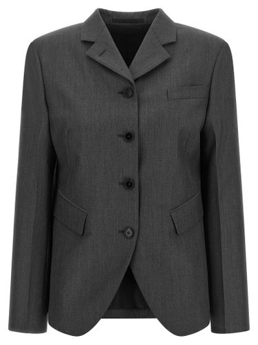 Jil Sander Gray Wool Women's Blazer - Jil Sander - Modalova