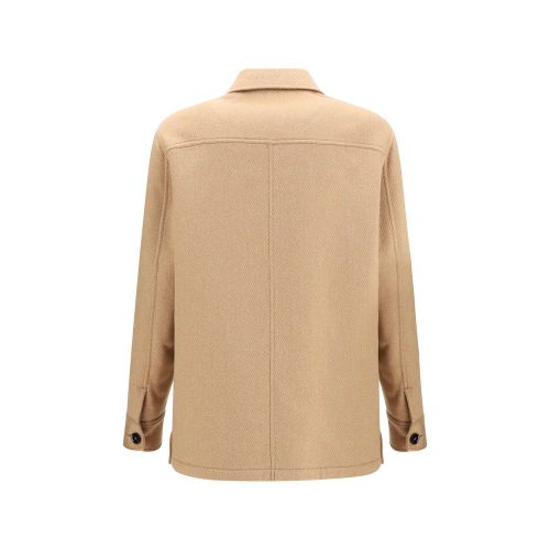 Cashmere Leather Men's Jacket - Brioni - Modalova