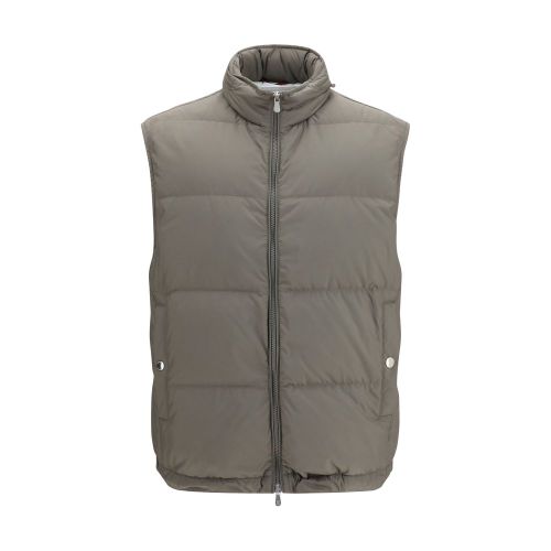 Polyester Sleeveless Men's Jacket - Brunello Cucinelli - Modalova