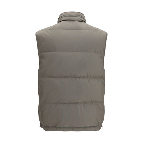 Polyester Sleeveless Men's Jacket - Brunello Cucinelli - Modalova