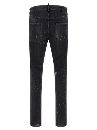 Cotton Slim Fit Men's Jeans - Dsquared² - Modalova