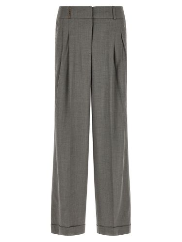 Virgin Wool Casual Women's Pants - Peserico - Modalova