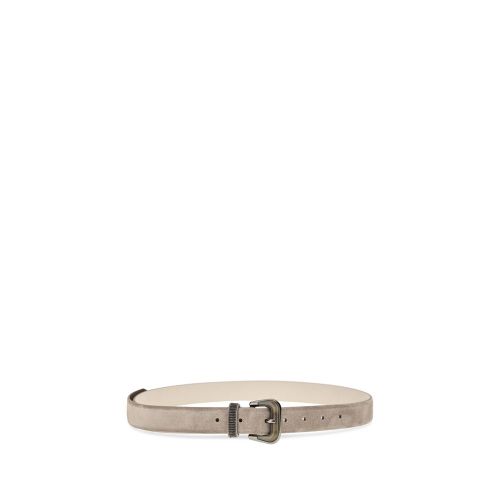 Calf Leather Bos Taurus Regular Women's Belt - Brunello Cucinelli - Modalova