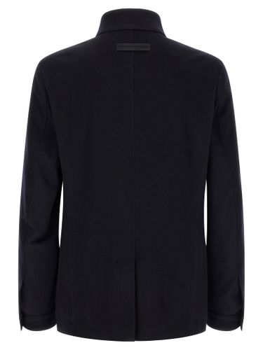 Cashmere Full-Length Men's Jacket - ZEGNA - Modalova
