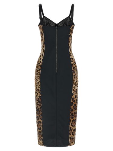 Polyamide Midi Women's Dress - Dolce & Gabbana - Modalova