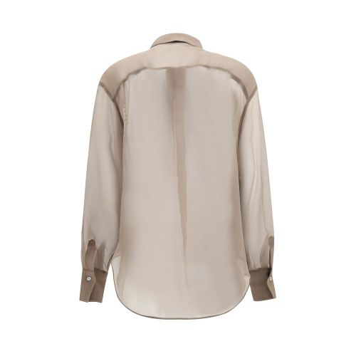 Silk Pattern Women's Shirt - Brunello Cucinelli - Modalova
