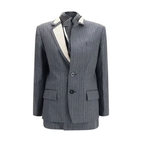 Wool Oves Aries Women's Jacket - Sacai - Modalova