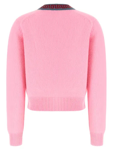 Virgin Wool Women's Cardigan - Versace - Modalova