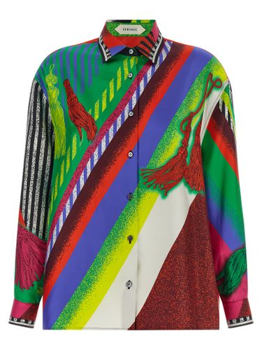 Silk Women's Blouse - Versace - Modalova