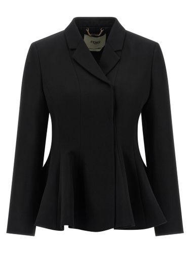 Virgin Wool Women's Blazer - Fendi - Modalova