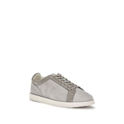 Suede Leather Low Top Men's Sneakers - Brunello Cucinelli - Modalova