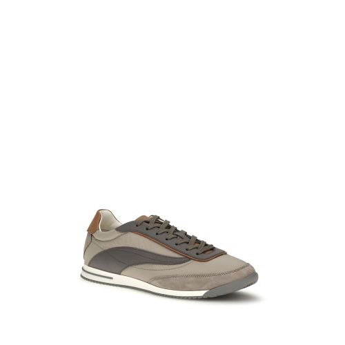 Suede Leather Men's Sneakers - Brunello Cucinelli - Modalova