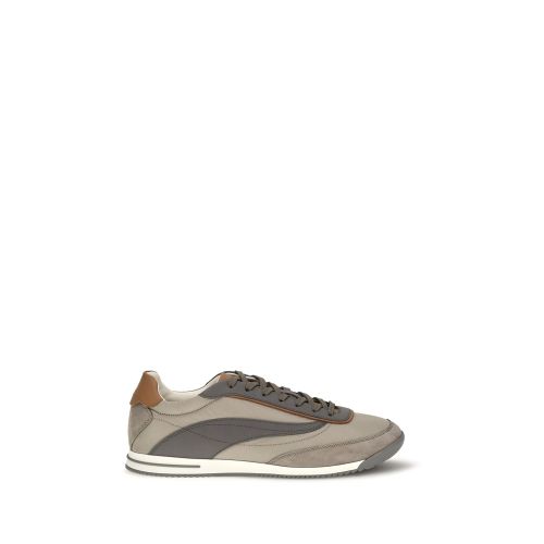 Suede Leather Men's Sneakers - Brunello Cucinelli - Modalova