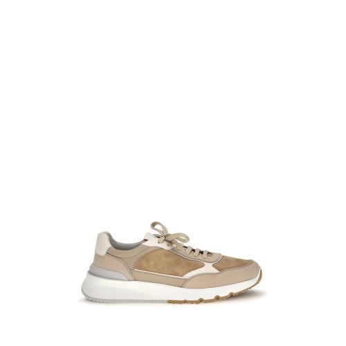 Calf Leather Bos Taurus Low Top Men's Sneakers - Brunello Cucinelli - Modalova